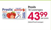 Prosils 16 Lozenges-Per pack