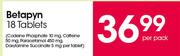 Betapyn 18 Tablets-Per Pack