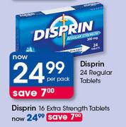 Disprin Extra Strength-16 Tablets Per Pack