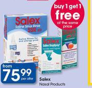 Salex Nasal Products-Per Offer