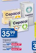Cepacol Throat Gargle-200ml Each