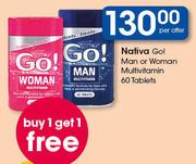 Navita Go! Man Or Woman Multivitamin-60Tablets Per Offer