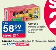 Airmune Immune Boosters Effervescent-30 Tablets Per Pack