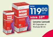 Lerumo Lamadi 90 Capsules Or Tincture 50ml-Each