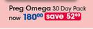 Preg Omega 30 Day Pack-Per Pack