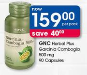 GNC Herbal Plus Garcinia Cambogia 500mg-90 Capsules Per Pack