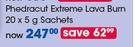 USN Phedracut Extreme Lava Burn-20x5g Sachets Each