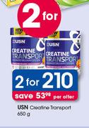 USN Creatine Transport-2x650g Per Offer