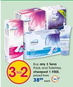 Tena Pads And Toiletries-Each