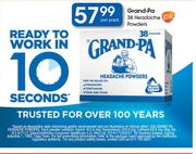 Grand-Pa Headache Powders-38's Per Pack