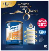 Ensure Nutrivigor Nutritional Supplement 400g Or 850g-Each