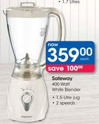 Safeway 400 Watt White Blender-Each