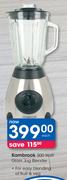 Kambrook 500 Watt Glass Jug Blender-Each
