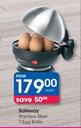 Safeway Stainless Steel 7 Egg Boiler-Each
