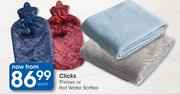 Clicks Throws Or Hot Water Bottles-Each