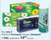 Twinsaver Tissues-Per Pack
