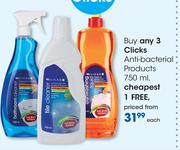 Clicks Anti Bacterial Products-750ml Each