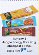 Jungle Energy Bars-40g Each