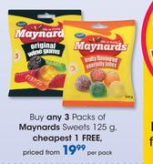 Maynards Sweets-125g Per Pack
