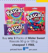 Mister Sweet Rascals-50g Or 125g Per Pack