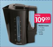 Mellerware 1.7Ltr Corded Kettle 18JBK