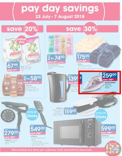 Clicks : You Pay Less (23 July - 7 Aug 2018), page 47