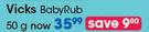 Vicks Baby Rub-50g Each