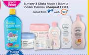 Clicks Made 4 Baby Or Toddler Toiletries-Each