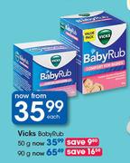 Vicks Baby Rub-50g Each