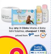 Clicks Made 4 Baby Mini Toiletries-Each