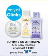 Oh So Heavenly Mini Baby Toiletries-Each