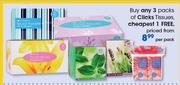 Clicks Tissues-Per Pack