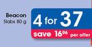 Beacon Slabs-4x80g Per Offer