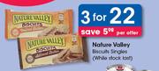 Nature Valley Biscuits Singles-For 3 Per Offer