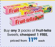Fruit Tella Sweets-Each