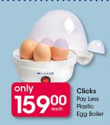 Clicks Pay Less Plastic Egg Boiler