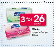 Clicks Hygiene Soap-3 x 175g