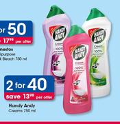 Handy Andy Creams-2 x 750ml