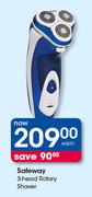Safeway 3 Head Rotary Shaver-Each
