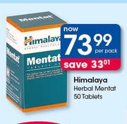 Himalaya Herbal Mentat 50 Tablets-Per Pack