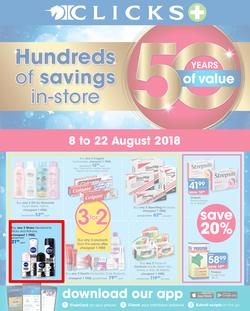 Clicks : You Pay Less (8 Aug - 22 Aug 2018), page 1
