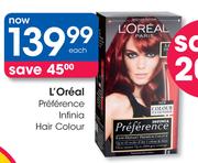 L’Oreal Preference Infinite Hair Colour-Each
