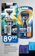 Gillette Mach 3 Sensitive Or Fusion Proglide Flexiball Manual Razor-Each
