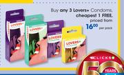 Lovers+ Condoms-Per Pack