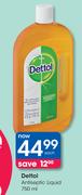 Dettol Antiseptic Liquid-750ml Each