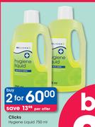Clicks Hygiene Liquid-2 x 750ml