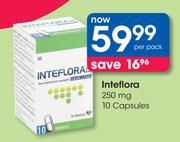 Inteflora 250 mg 10 Capsules-Per Pack