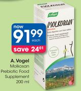 A.Vogel Molkosan Prebiotic Food Supplement-200ml Each