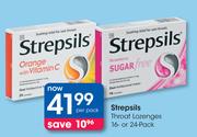 Strepsils Throat Lozenges 16 Or 24 Pack-Per Pack