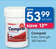 Compral Extra Strength 100 Tablets-Per Pack